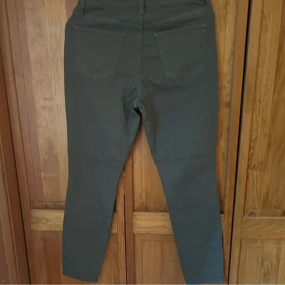 Olive Green Skinny Jeans - Picture 3 of 3